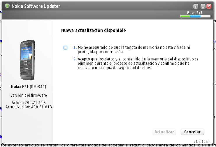 Nokia SOftware Update