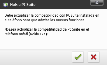 pcsuite compatibilidad